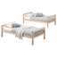 Ponderosa - Twin Over Twin Bunk Bed With Accents - Natural