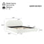 Upholstered Simple Modern Bedroom Bed With Curved Headboard