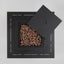 Square Fire Pit Table - Black Brown