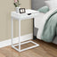 Accent Table, C - Shaped Contemporary Elegant Desig