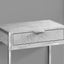 Accent Side Table, Storage Drawer, Spacious Tabletop