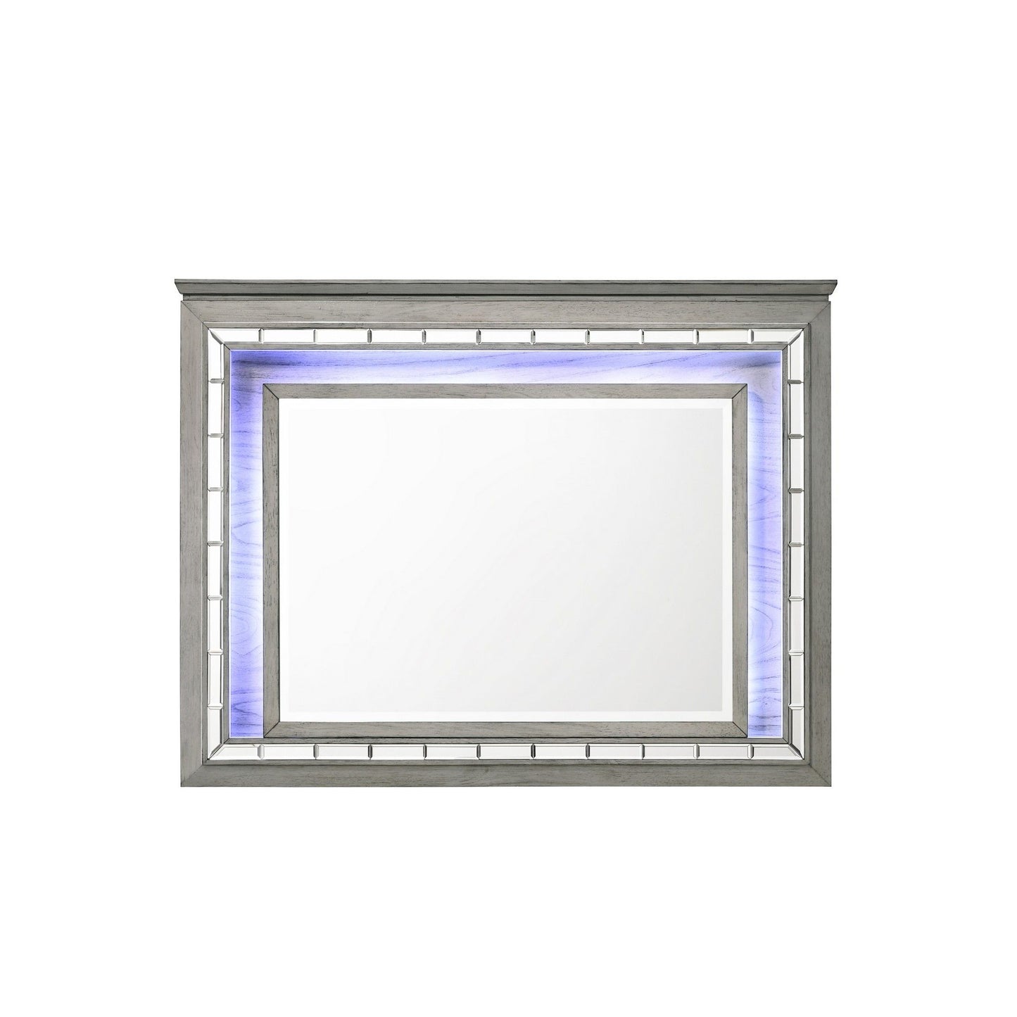 Antares - Mirror With LED - Light Gray
