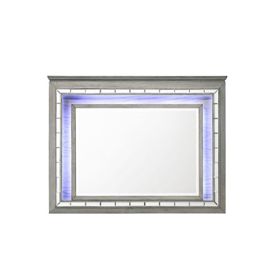 Antares - Mirror With LED - Light Gray