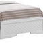 Bed With LED Light Accents Headboard