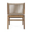 Outdoor Acacia Wood Patio Dining Armchair (Set of 2)