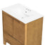 Softened Modern Bathroom Vanity With Sink