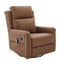 Manual Recliner Swivel Rocking Chair With 8 Point Massage And Heating