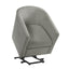Power Lift Recliner Barrel Shape Reclining Chair With Footrest And Side Pocket