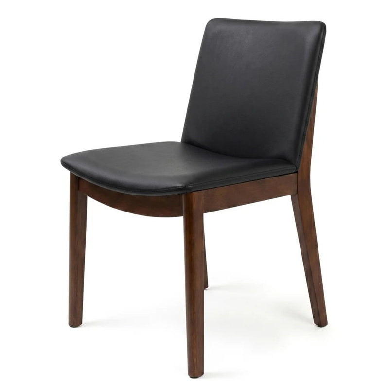 Laura - Mid-Century Modern Solid Wood Dining Chair (Set of 2)