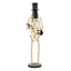 Skeleton Musician Statue, For Halloween Indoor Outdoor Party Display - Gold