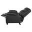 Tufted Design Wide Manual Recliner Chair
