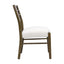 Farmhouse Style Dining Chair Set With Ladder Back Design