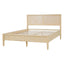 Classic Platform Bed Frame With Panel Headboard