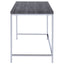 Rectangular Writing Desk, Compact Size For Home Office - Gray