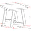 Sawhorse - Handcrafted End Table