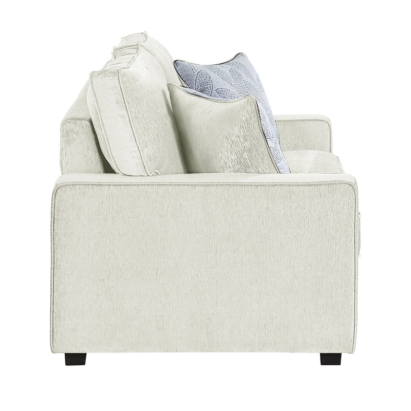 Rita - Loveseat, LED Base Lighting, Cushions And 2 Accent Pillows