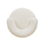 Fuji - 360 Swivel Low Barrel Back Accent Chair - Ivory White
