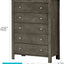 Transitional Elegant Storage Chest - Gray