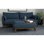 Reversible Tray Ottoman - Blue