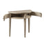 Vintage Inspired Storage Console Table With Fluted Doors