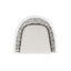 Rowan - Rope Barrel Low Back Patio Counter Stool (Set of 2) - Optic White