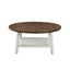 Flaherty - 3 Piece Occasional Set (1 Coffee & 2 End Tables) - Brown / White