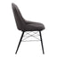 Abraham - Side Chair (Set of 2) - Black / Dark Gray