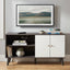 Amidon - TV Stand, With 2 Storage Shelves And 1 Cabinet
