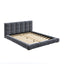 Upholstered Platform Bed Frame With Tufted Headboard