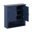 Multi Functional Wall Mounted Cabinet With Adjustable Shelves For Bathroom