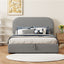 Upholstered Platform Bed With Hydraulic Storage System