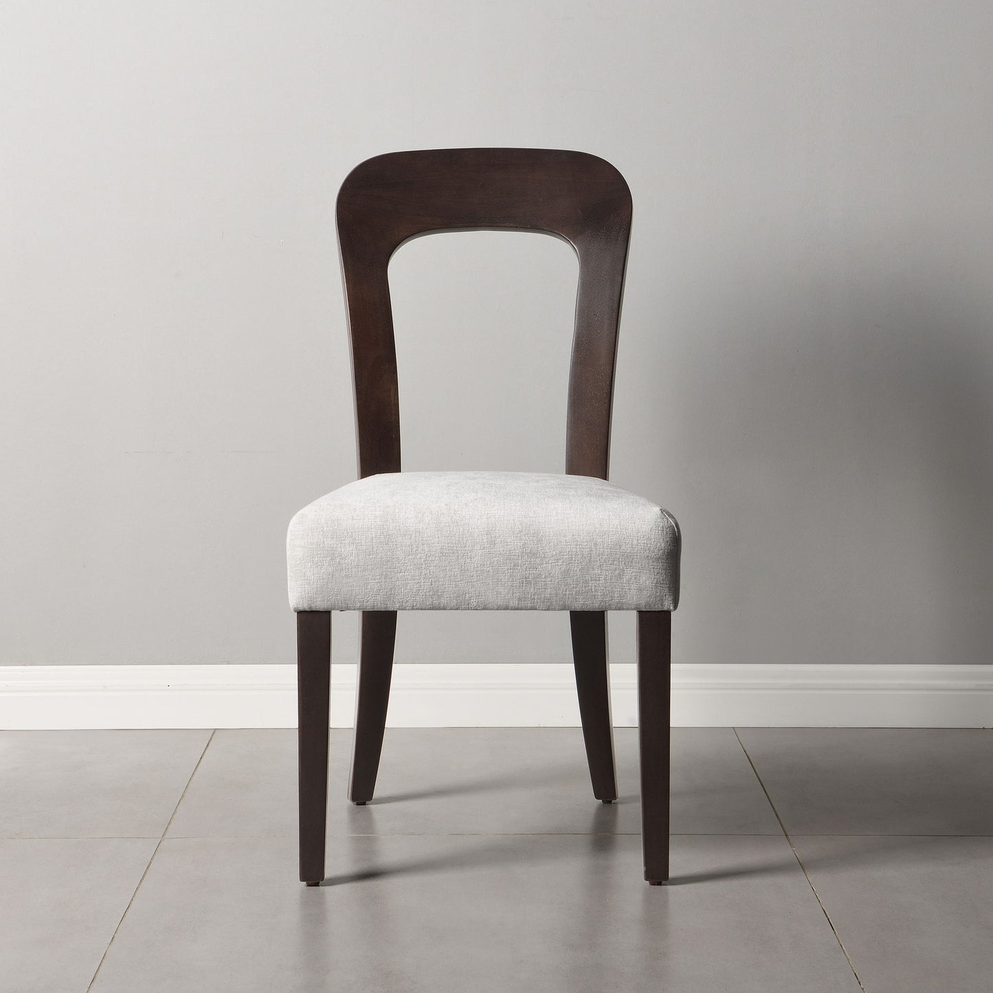 Upholstered Dining Chairs (Set of 2) - Gray