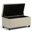 Sienna - Upholstered Storage Ottoman Bench