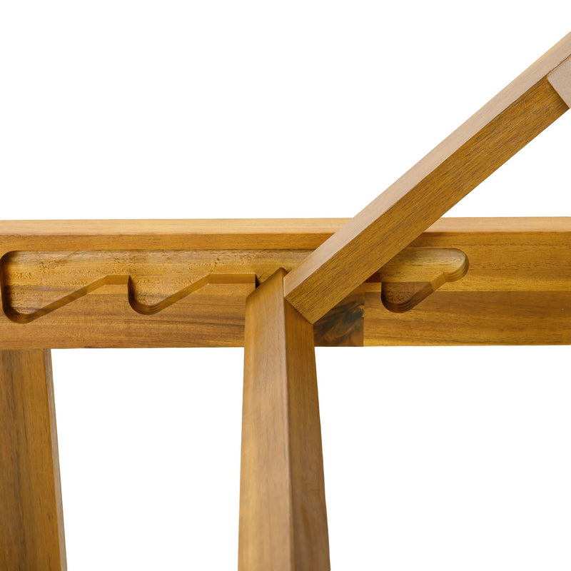 Outdoor Chaise Lounge With 5 Position Adjustable Backrest