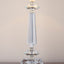 Karat - Contemporary Crystal Table Lamp (Set of 2) - Clear Crystal / Chrome / White Softback