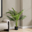 34" Tall, Artificial Plant, Palm Tree, Indoor, Faux, Fake, Floor, Greenery, Potted, Real Touch, Decorative - Green / Black