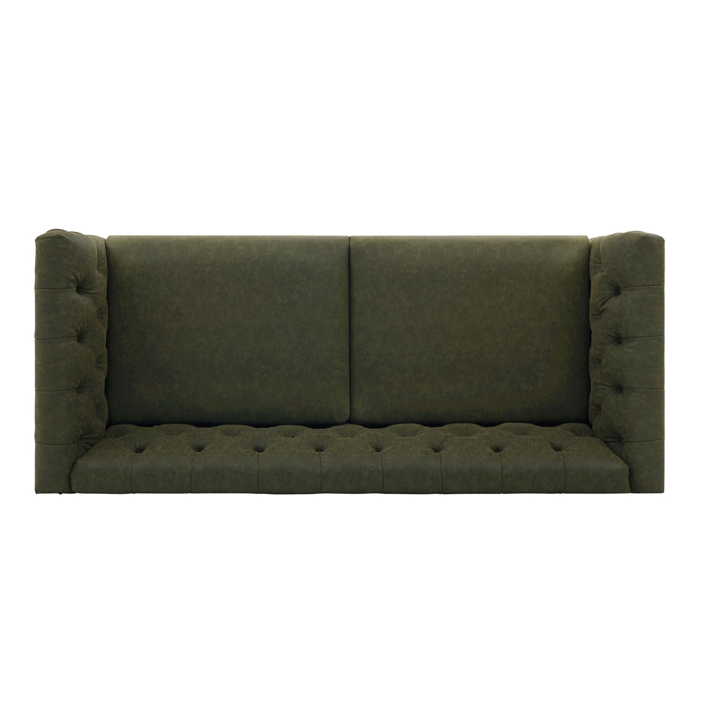Chesterfield Sofa With Flared Arms For Living Room