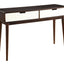 Christa - Sofa Table - White / Espresso