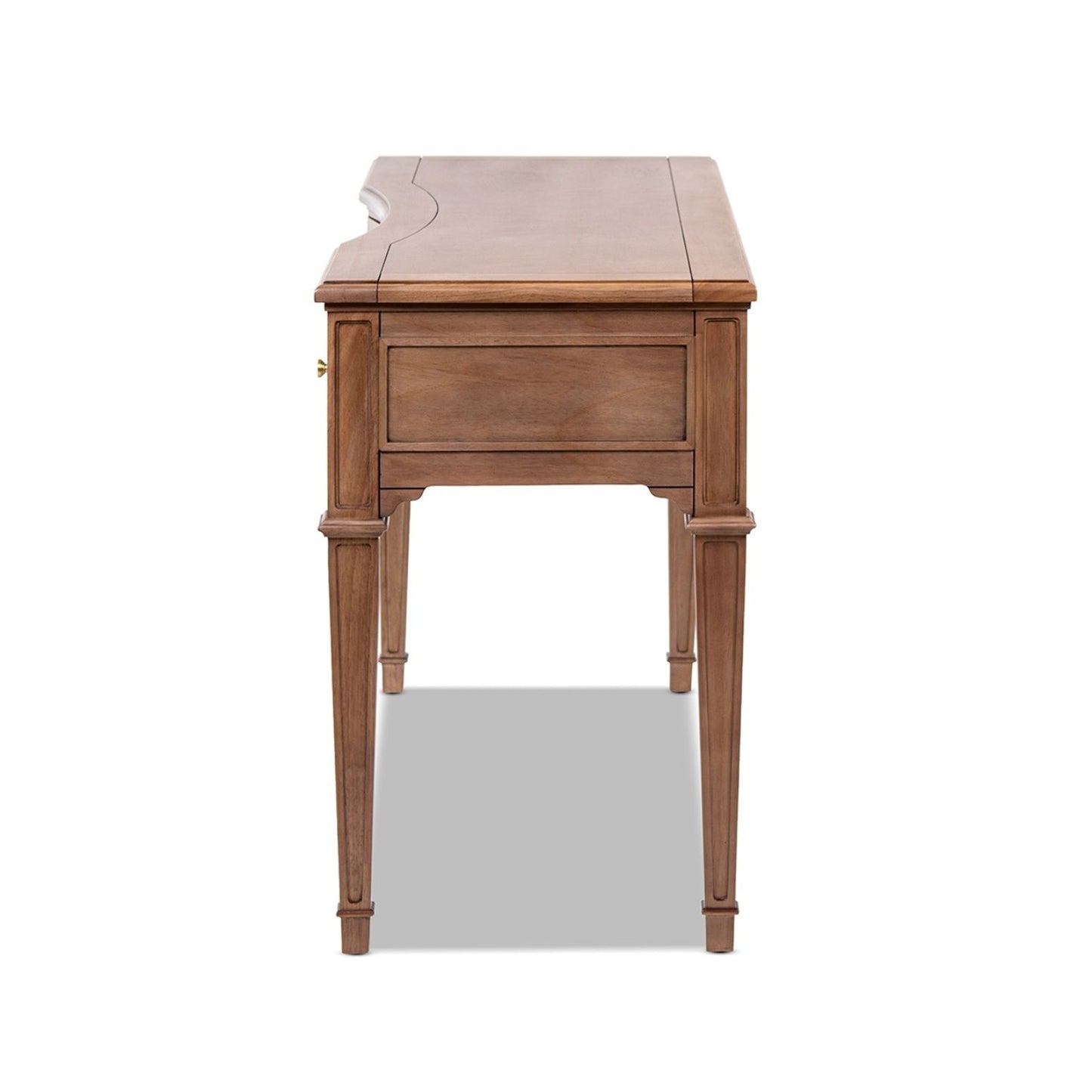 Dauphin - 3 Drawer Executive Desk - Brown
