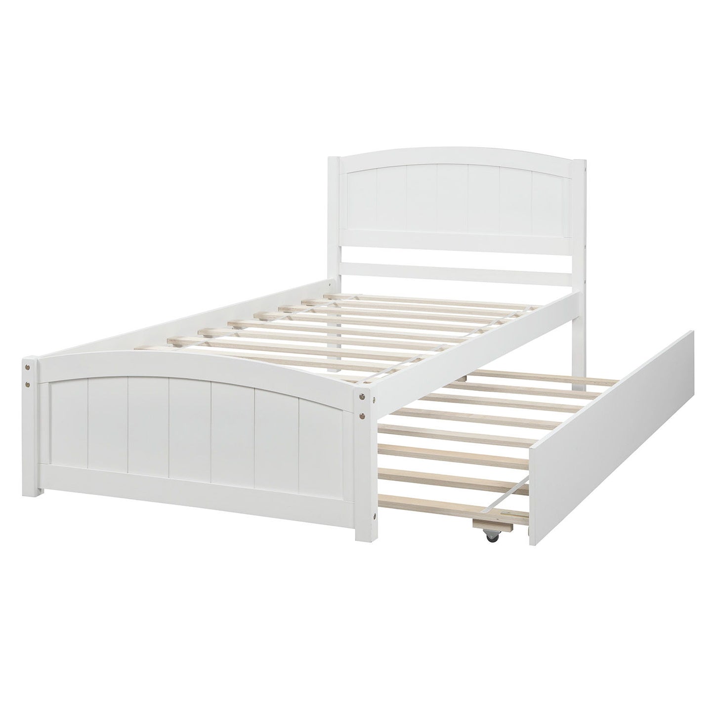 Platform Bed & Headboard, Footboard And Slat Support