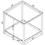 Weston - 1 Shelf Side End Table - Nickel