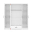 4 Door Wardrobe With 1 Drawer