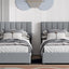 Upholstered Platform Bed With A Hydraulic Storage System