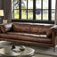 Jaron - Top Grain Leather Sofa - Mocha