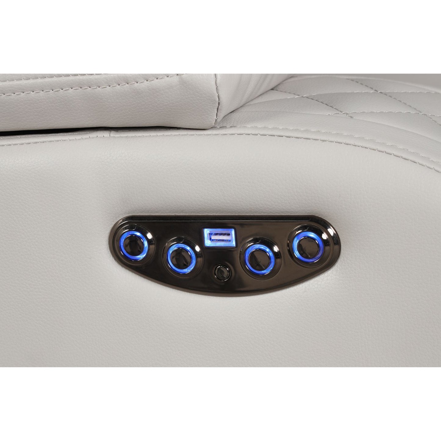 Benz - Power Recliner Set With LED Lighting And USB Charging