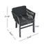 Outdoor Dining Chair, All-Weather Patio Seating For Backyard (Set of 2)