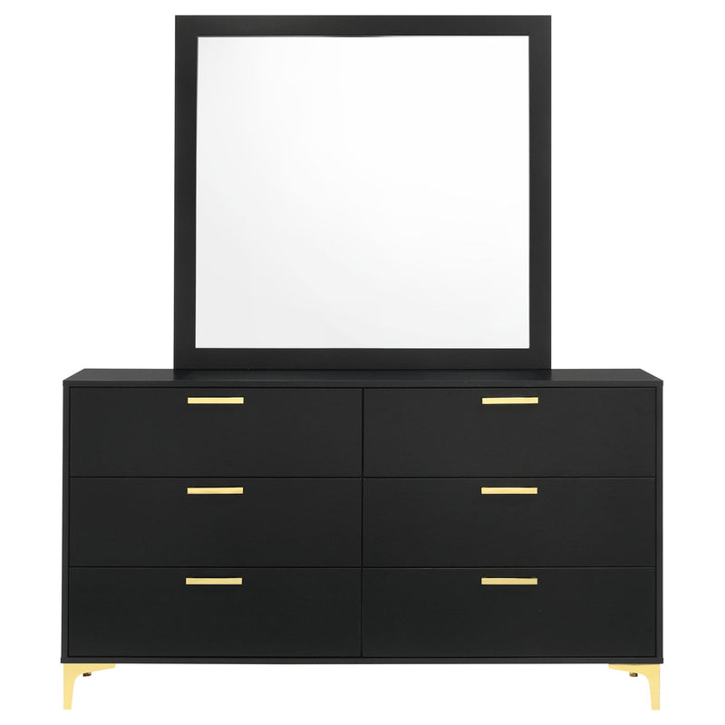James - 6 Drawer Dresser With Mirror