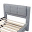 Upholstered Platform Bed With Multifunctional Trundle