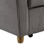 Justine - Convertible Sleeper Loveseat - Brown