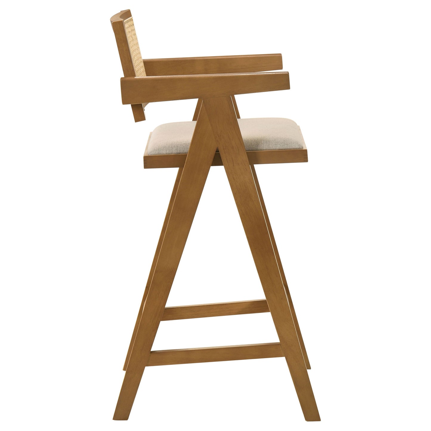 Remy - Bar Chair (Set of 2) With Upholstery - Walnut